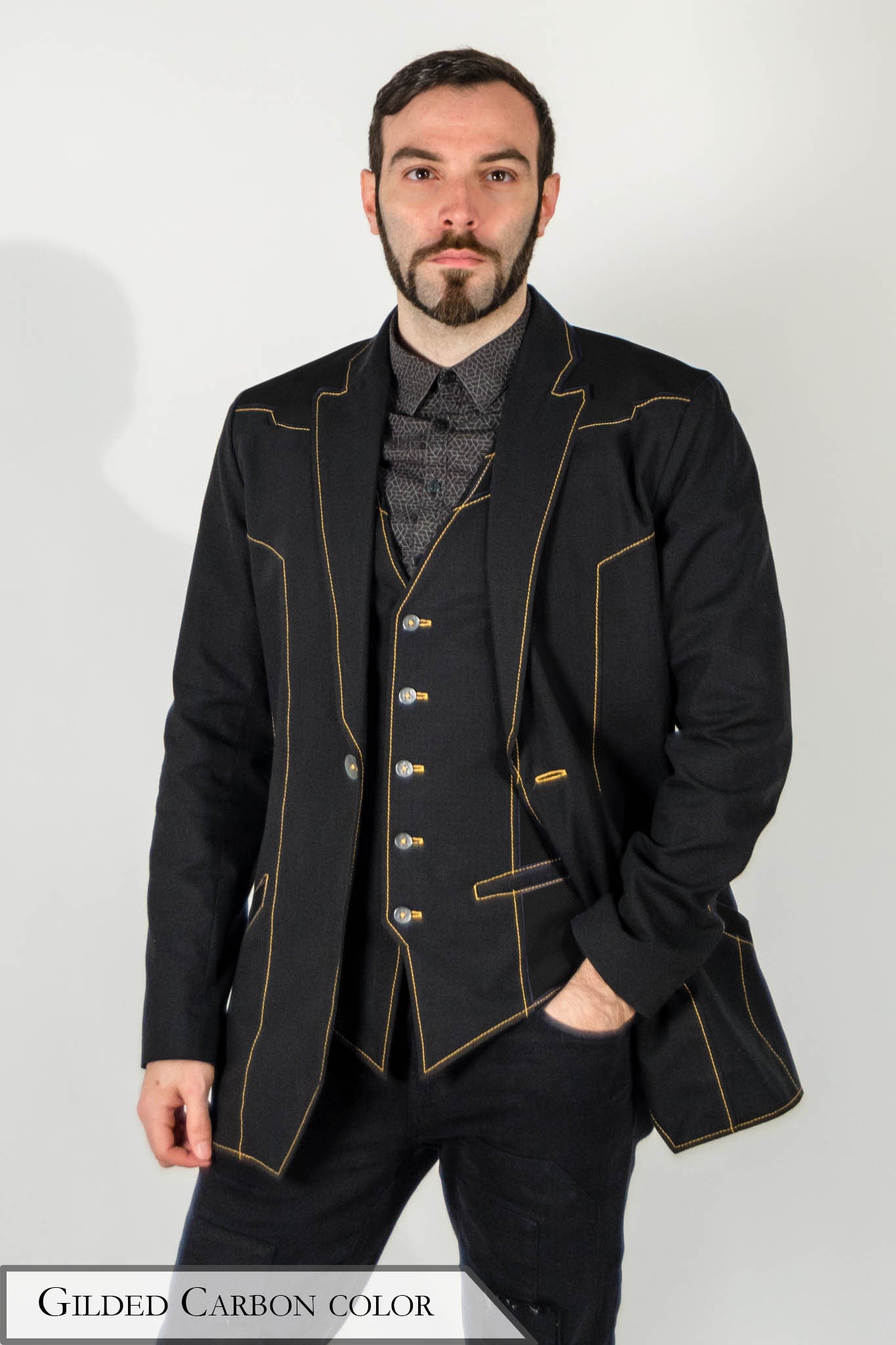 Augment Blazer — Gilded Carbon