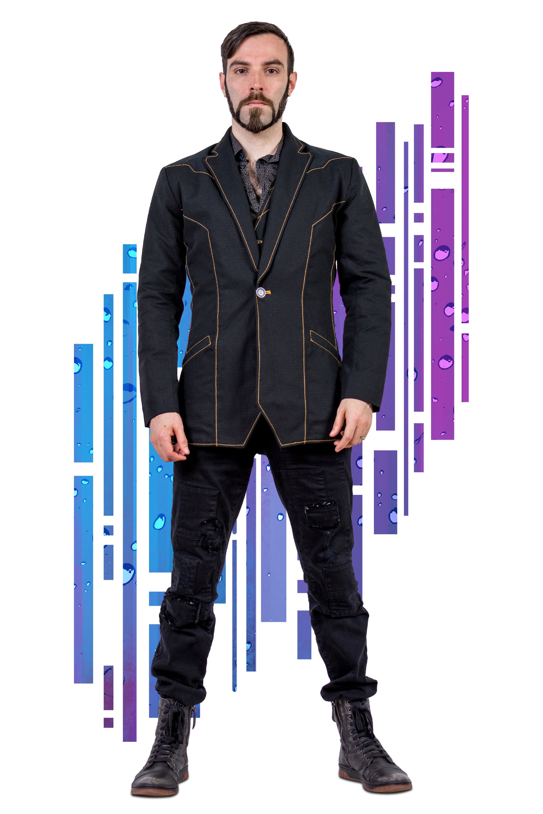 Augment Blazer — Gilded Carbon