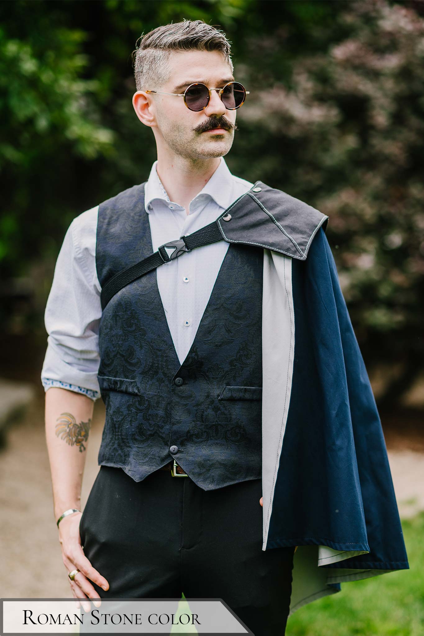 Auditore Cape — Roman Stone