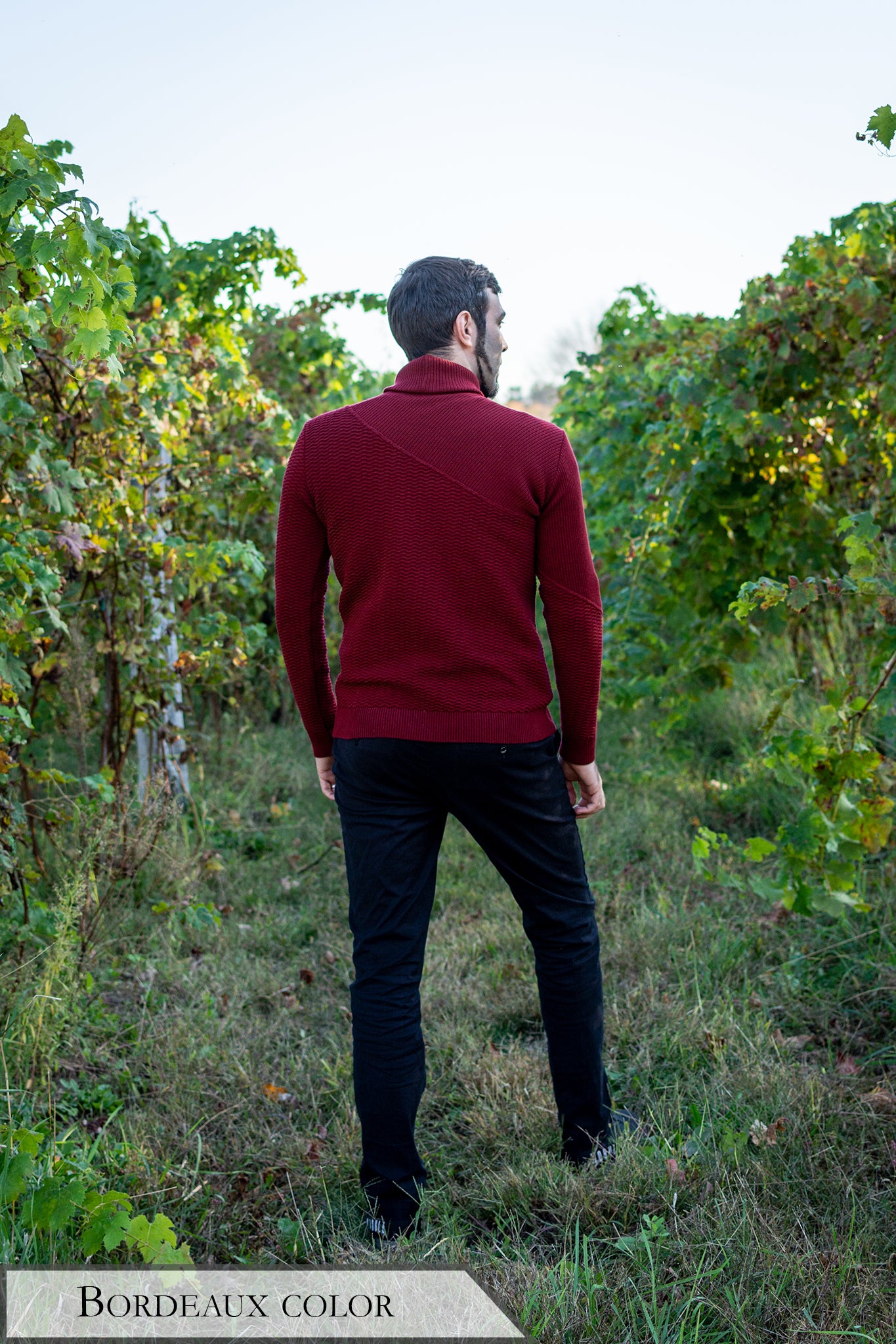 Picard Sweater — Bordeaux