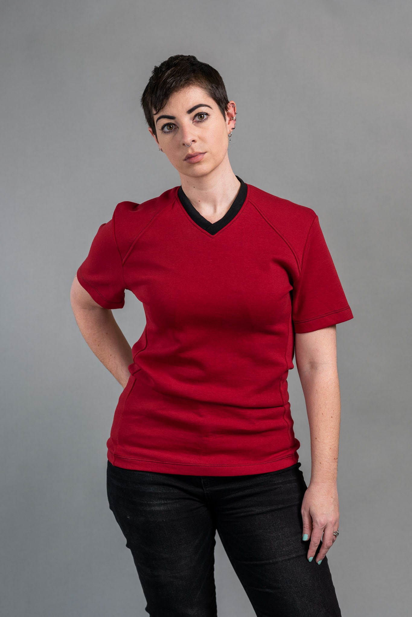 Starfleet 2257 Tee — Operations Red