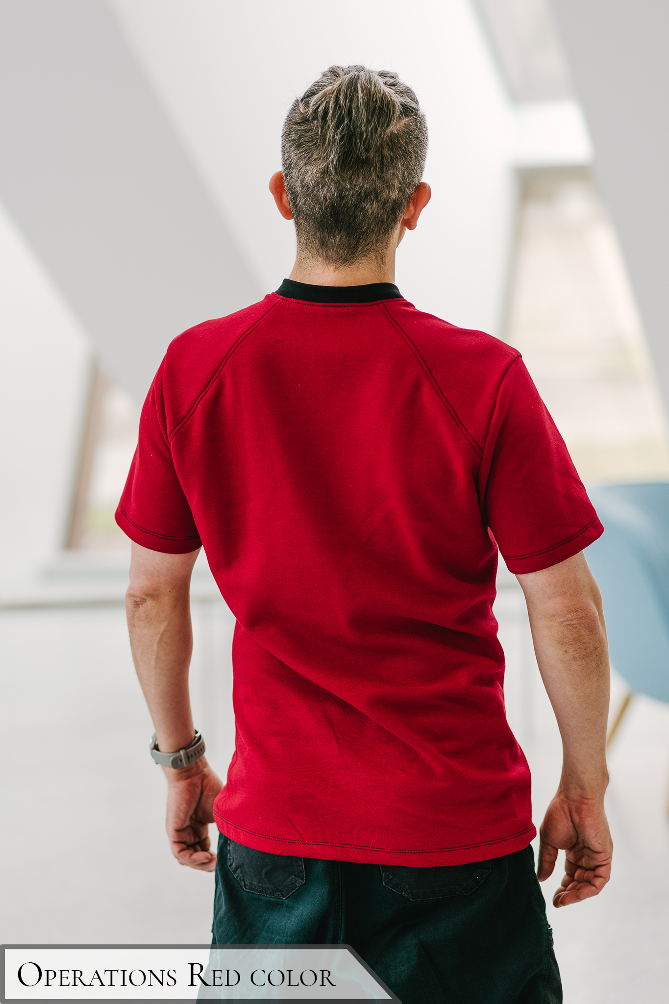Starfleet 2257 Tee — Operations Red