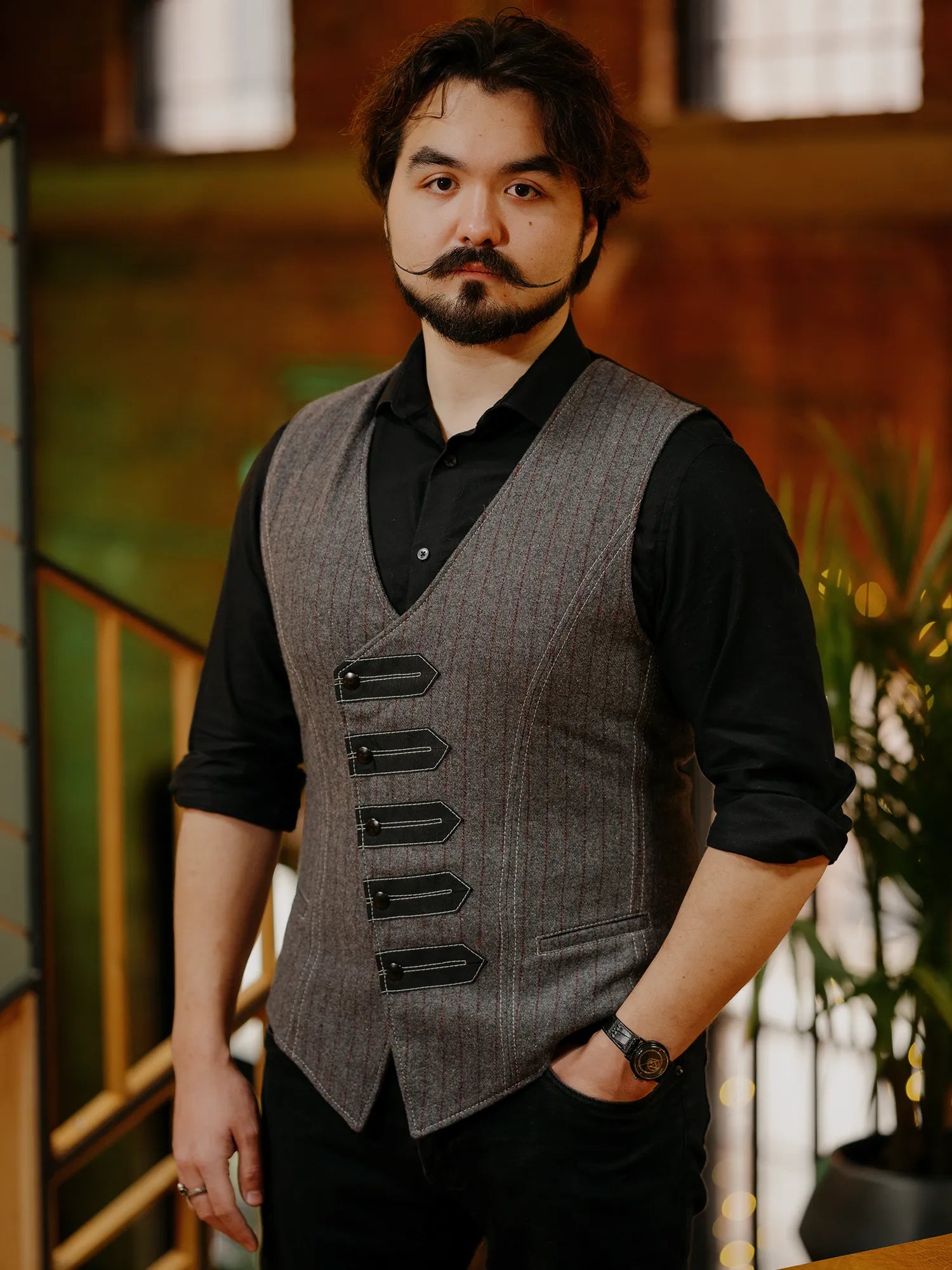 Harker Vest — Earl Grey