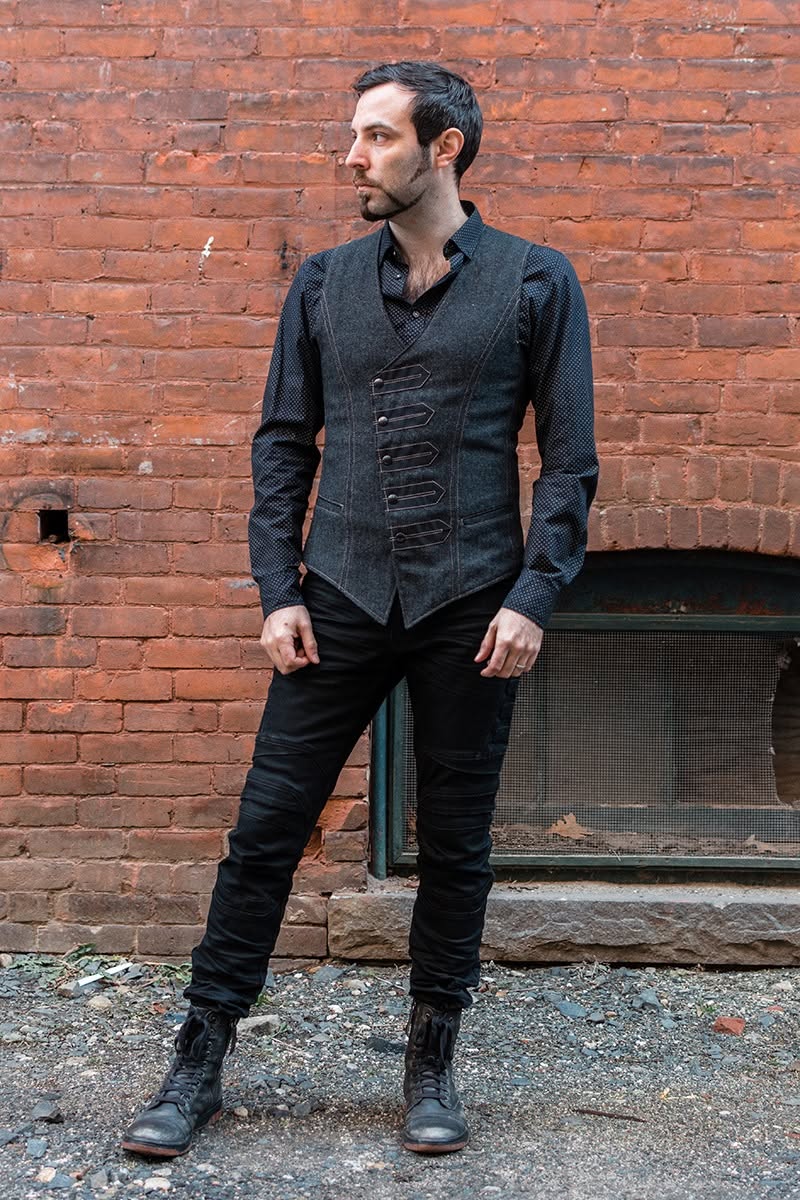 Harker Vest — Victorian Fog
