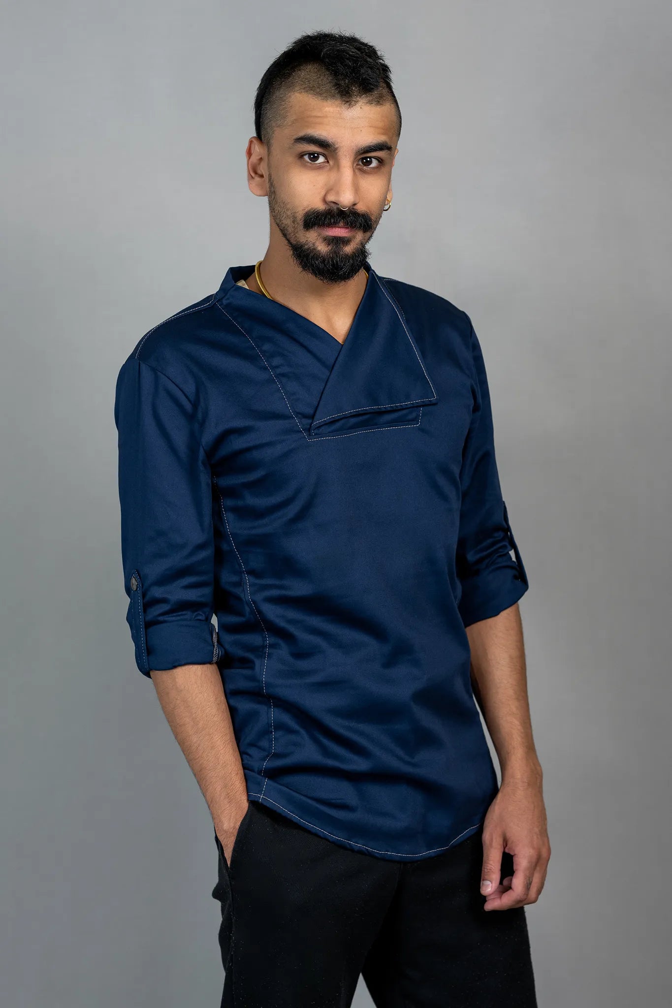 Scoundrel Shirt — Midnight Fog